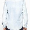 camicia manica lunga in denim leggero da 7 oz.