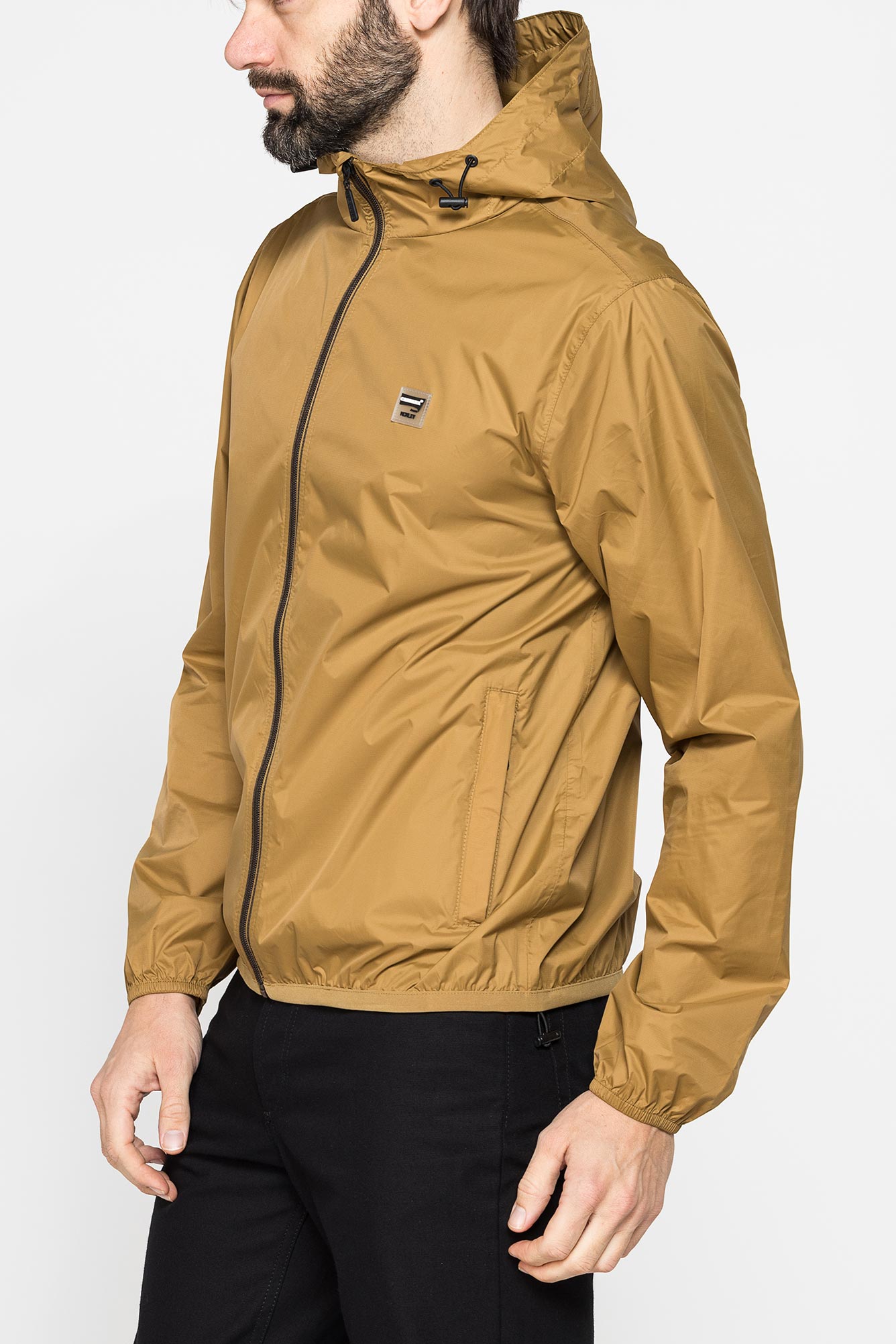 giubbino antivento tascabile con termosaldature