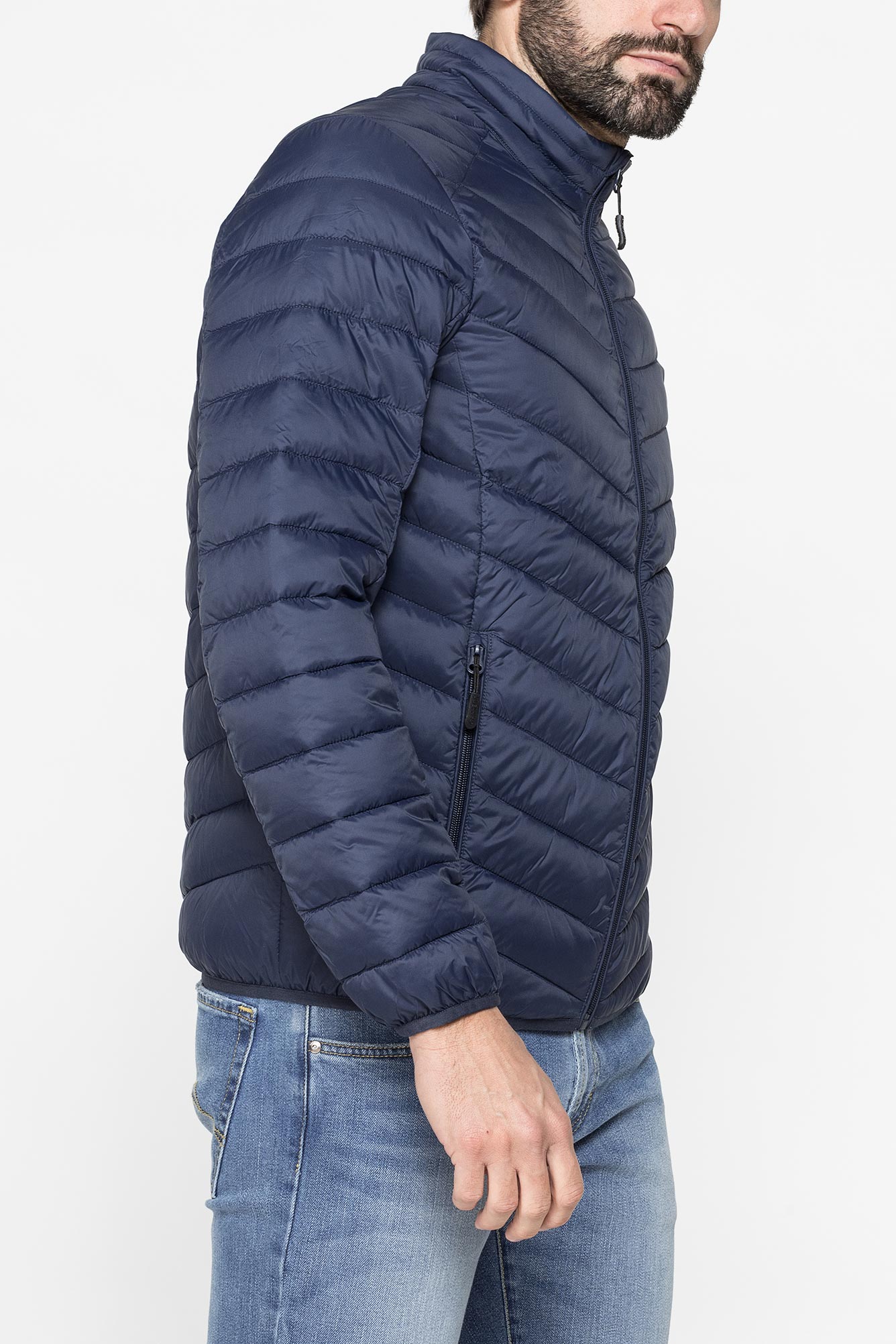 giubbino manica lunga ultra light tessuto ed imbottitura in materiale riciclato giubbino manica lunga ultra light tessuto ed imbottitura in materiale riciclato