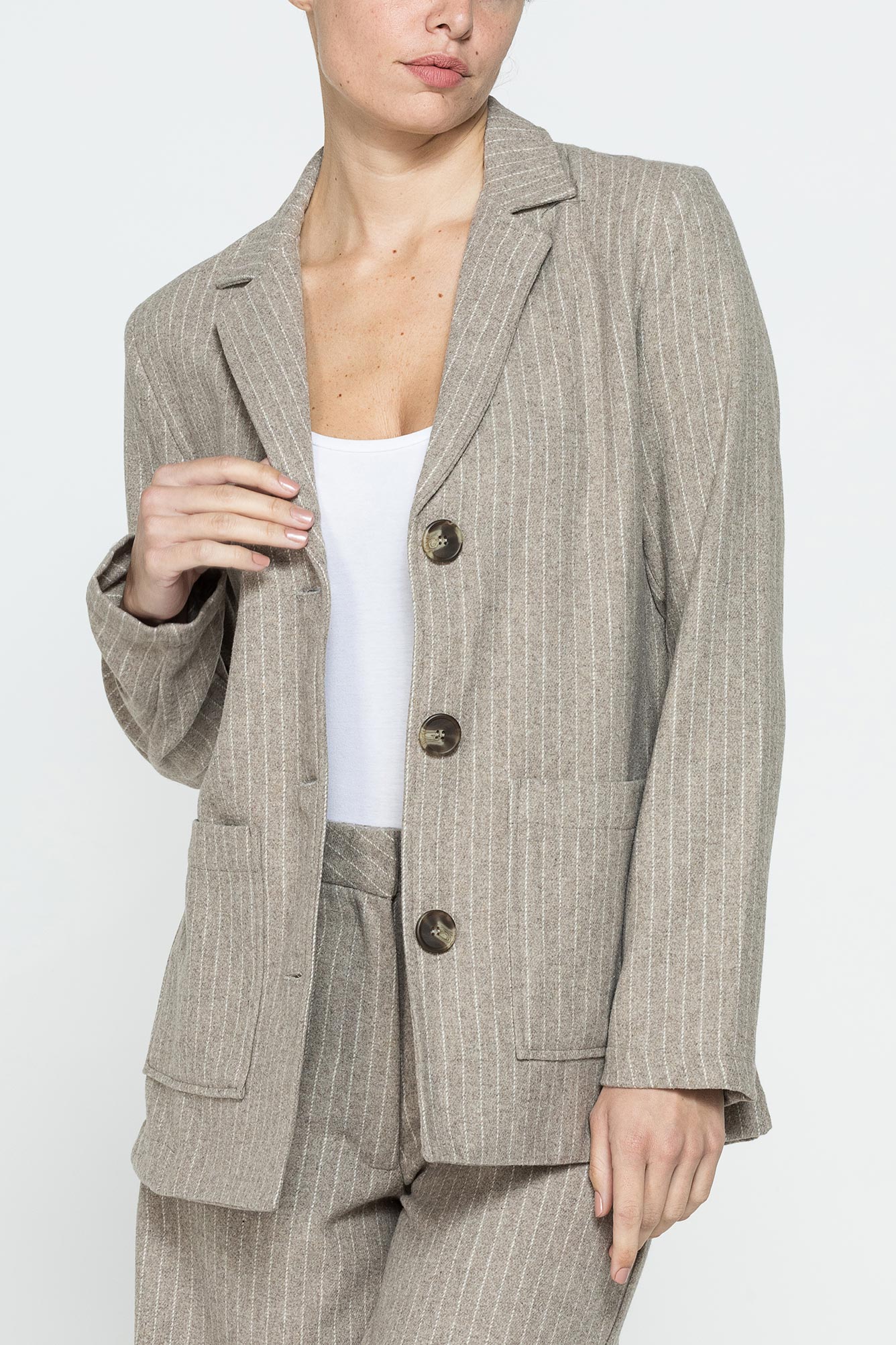 giacca comfort fit in misto lana giacca comfort fit in misto lana