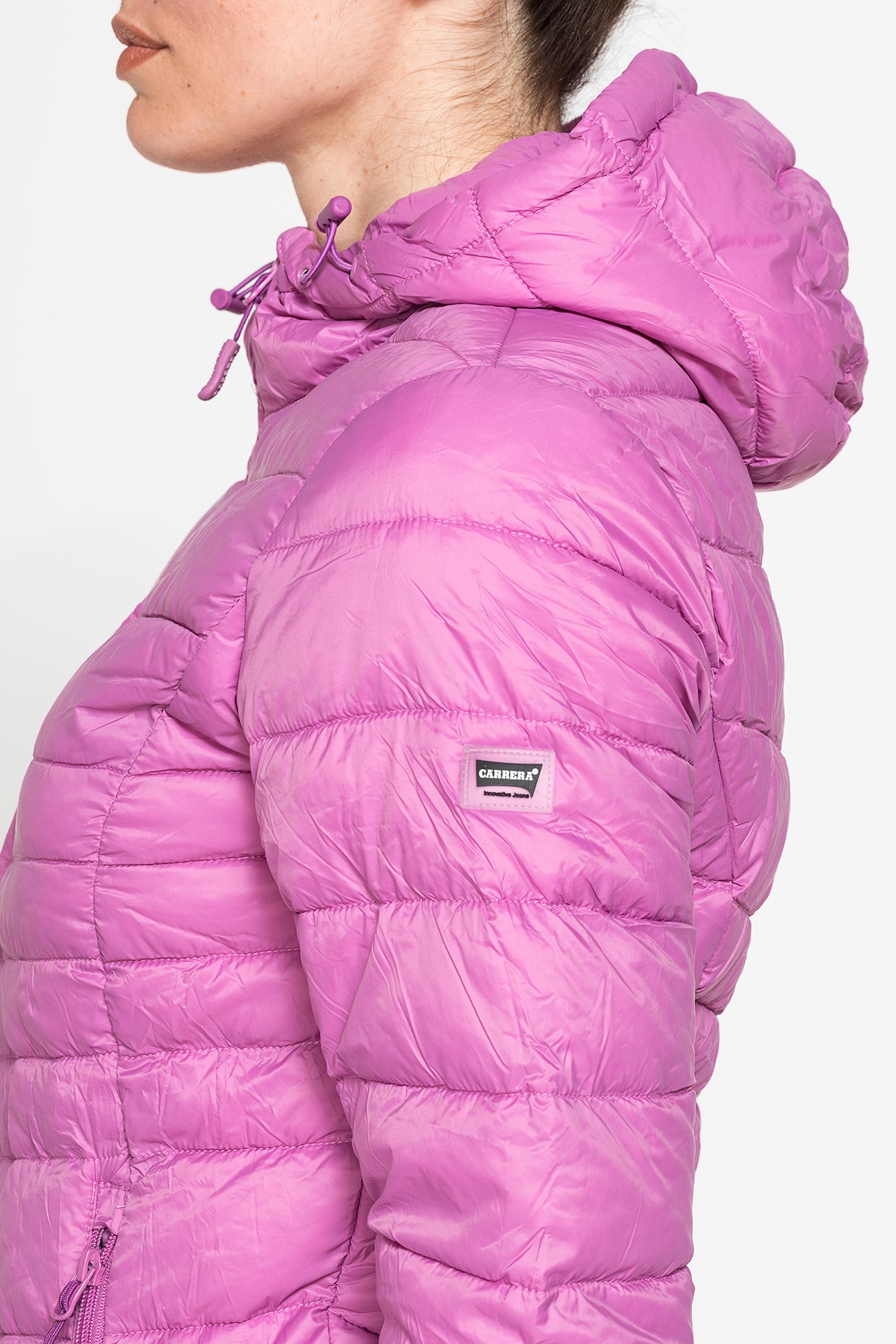 giubbino ultralight con cappuccio in tessuto riciclato giubbino ultralight con cappuccio in tessuto riciclato