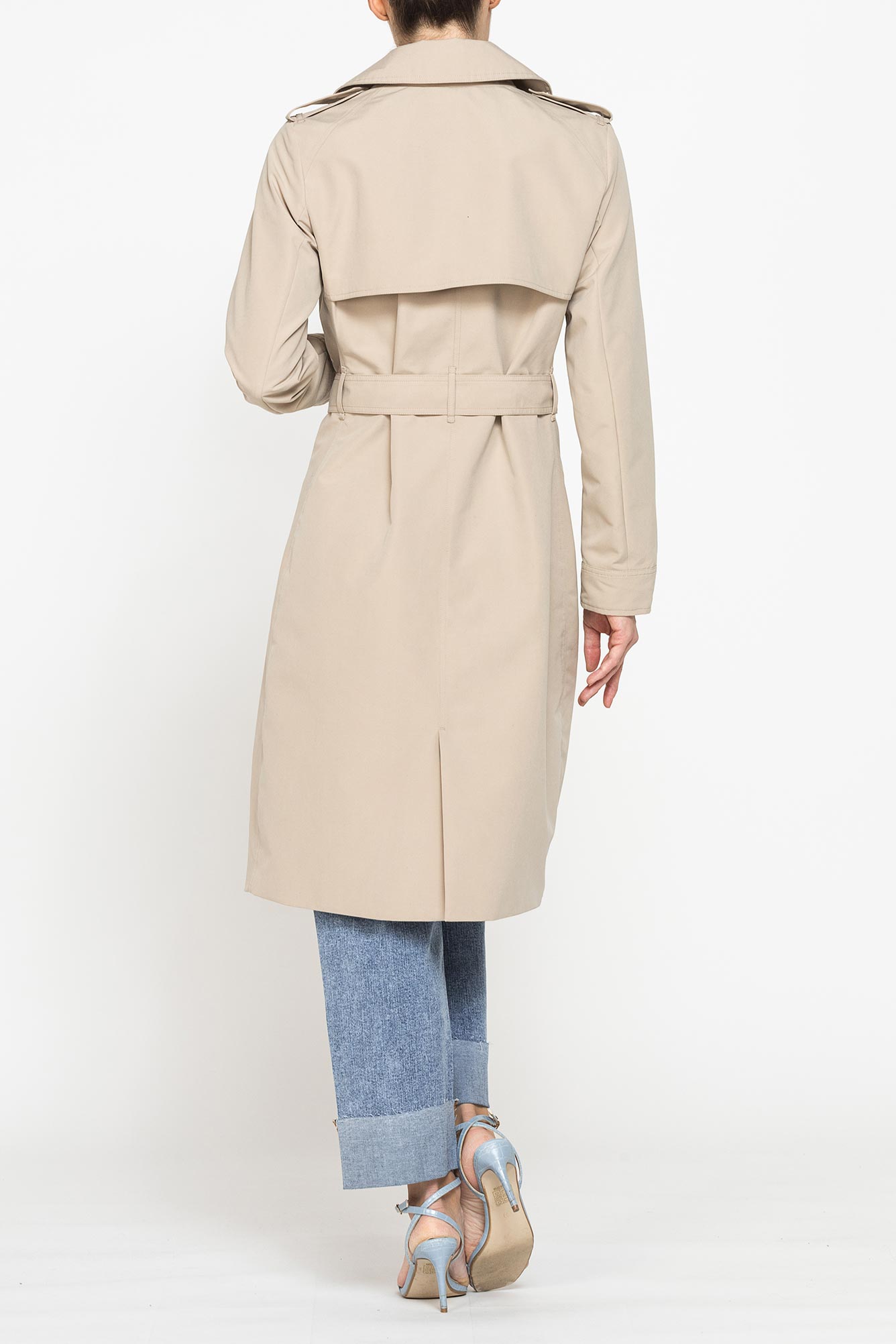 trench classico in fake memory