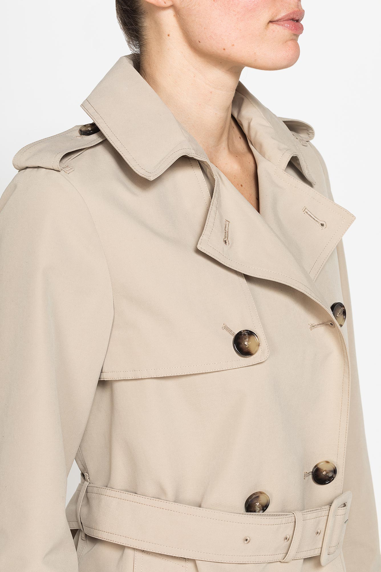 trench classico in fake memory