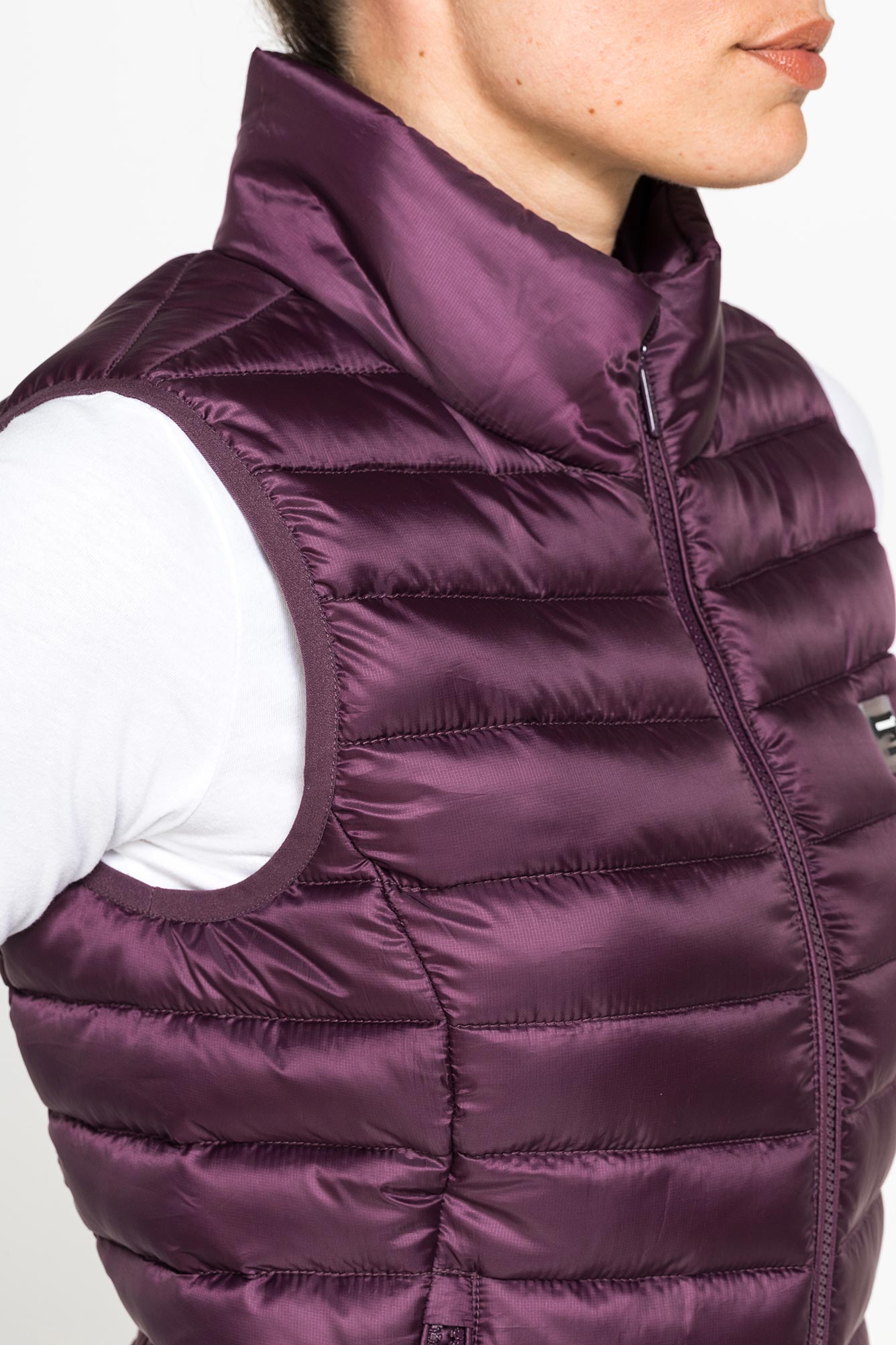 giubbino ultralight smanicato in tessuto ripstop water resistant