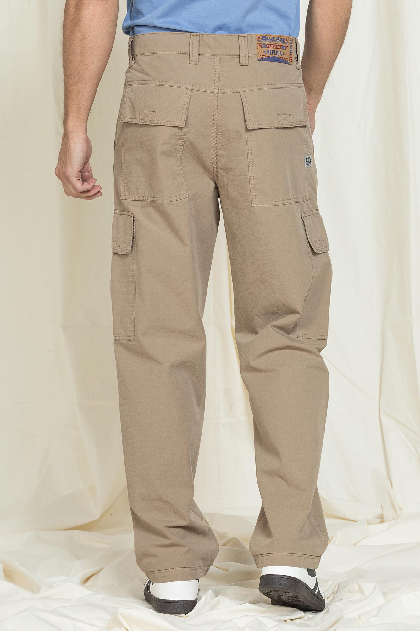 pantalone cargo in ripstop di cotone mod. replica