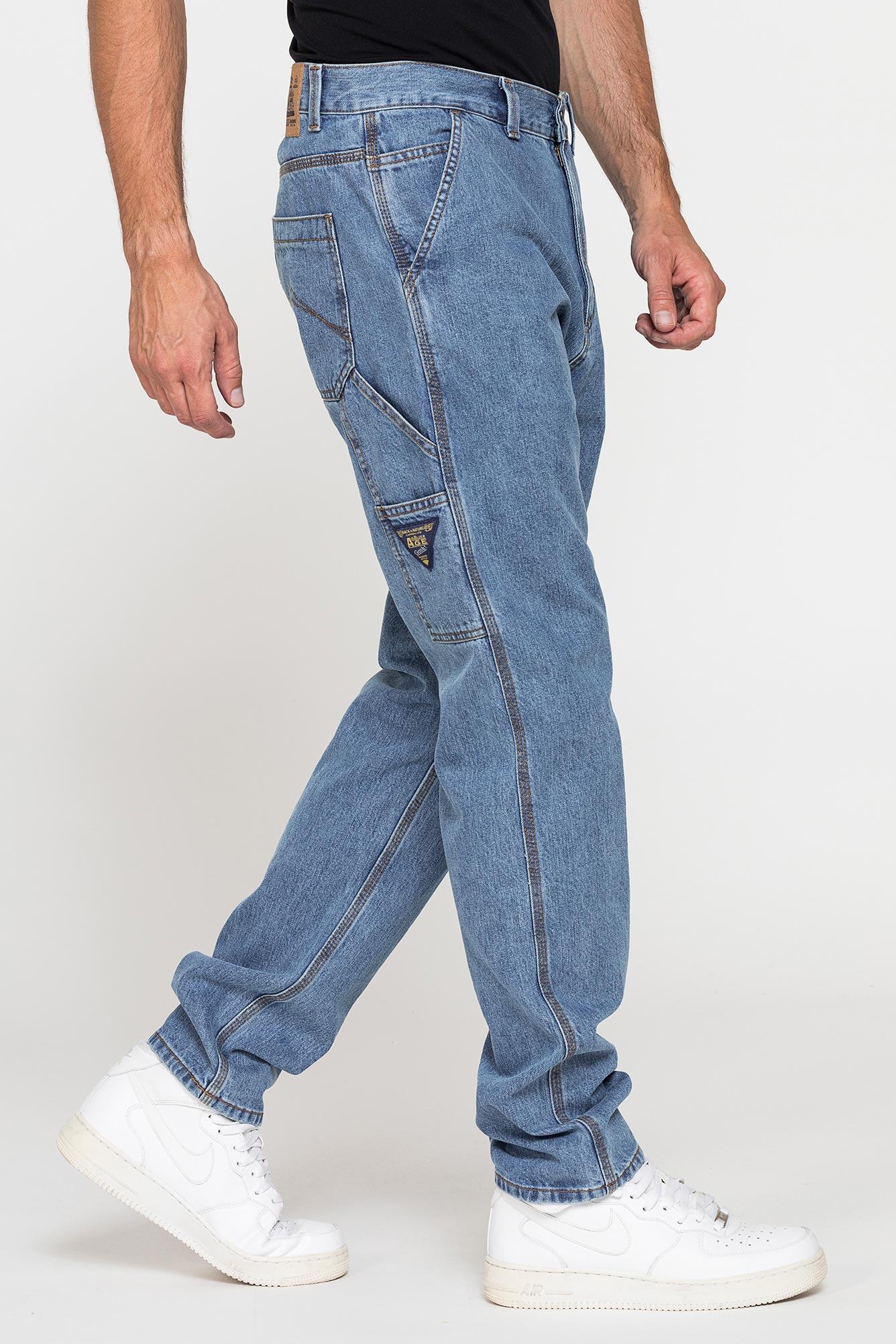 jeans uomo mod. 725 worker in denim old style da 13,5 oz. jeans uomo mod. 725 worker in denim old style da 13,5 oz.