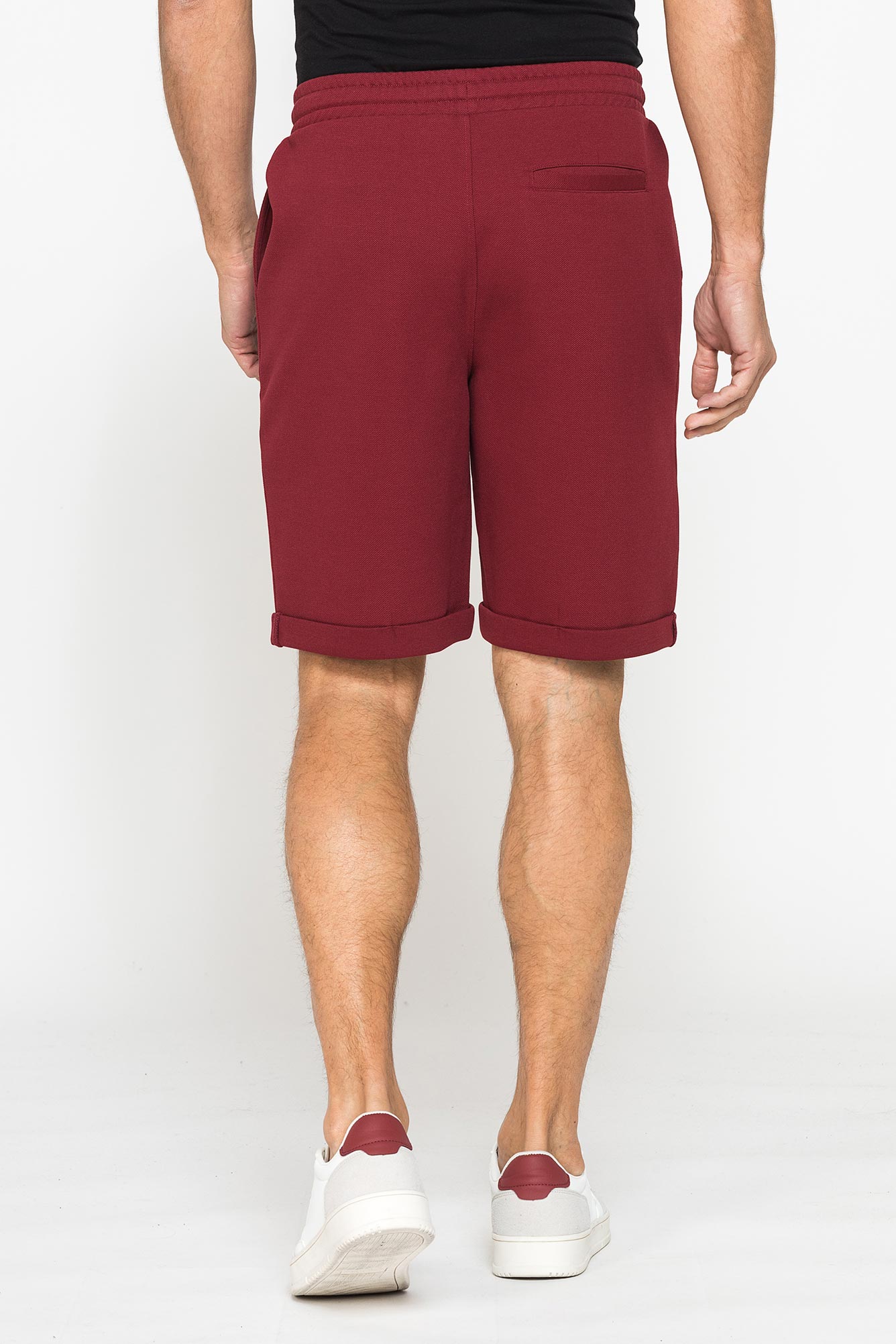 bermuda jogger tailored da uomo in piquet