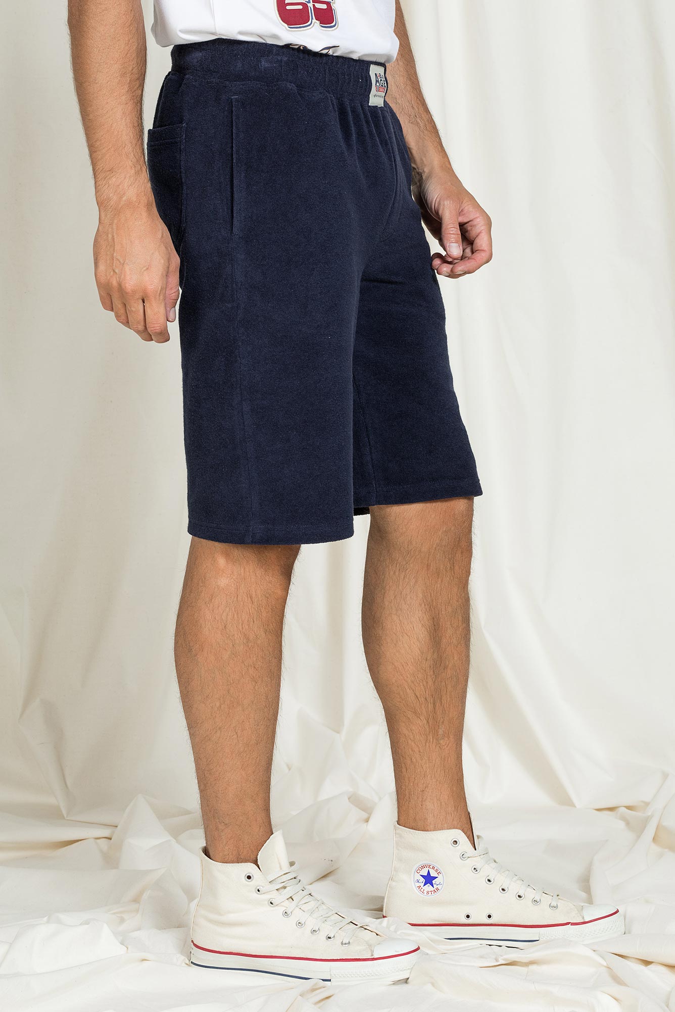 joggers shorts in spugna collezione carrera replica
