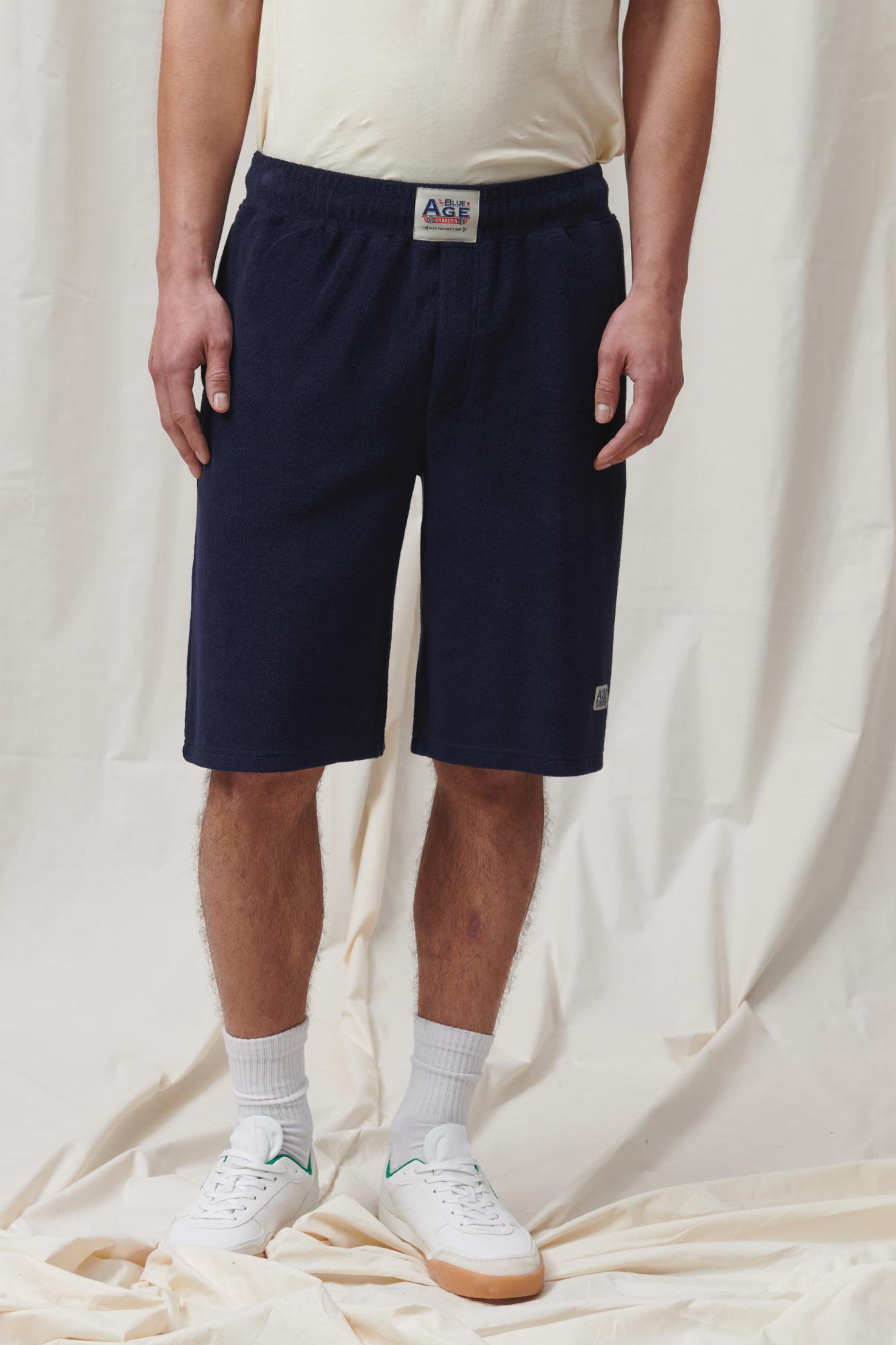 joggers shorts in spugna collezione carrera replica