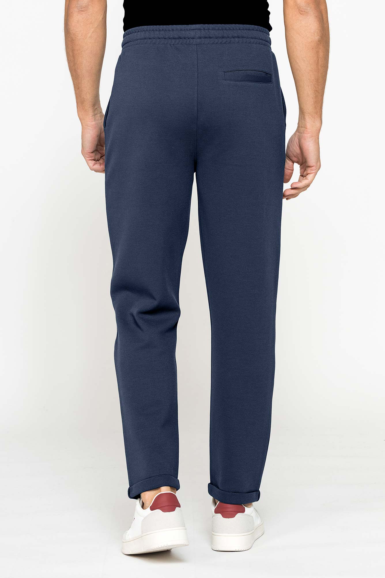 pantaloni jogger tailored da uomo in piquet pantaloni jogger tailored da uomo in piquet