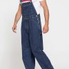 salopette worker in denim pesante old style da 13,5 oz.