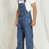 salopette worker in denim old style modello replica