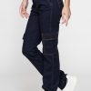 jeans donna mod. 752 cargo in denim stretch
