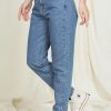 jeans modello mom linea replica