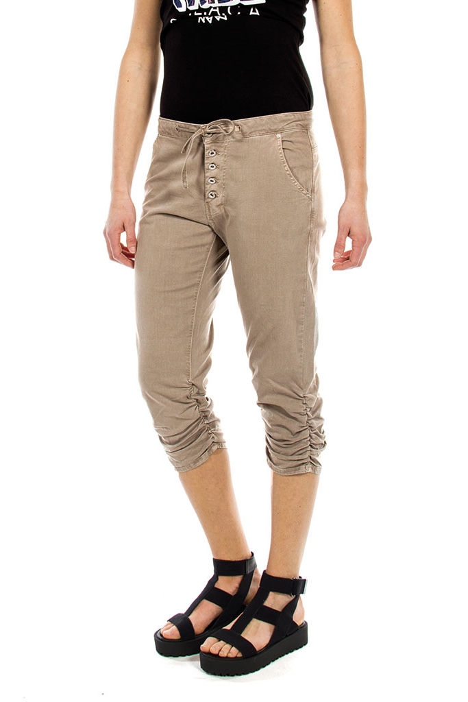 pantalone in gabardina stretch