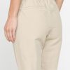 pantalone cropped in misto lino comfort fit. pantalone cropped in misto lino comfort fit.