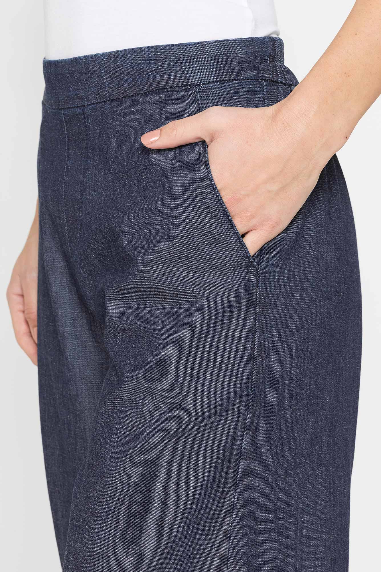 jeans donna a palazzo