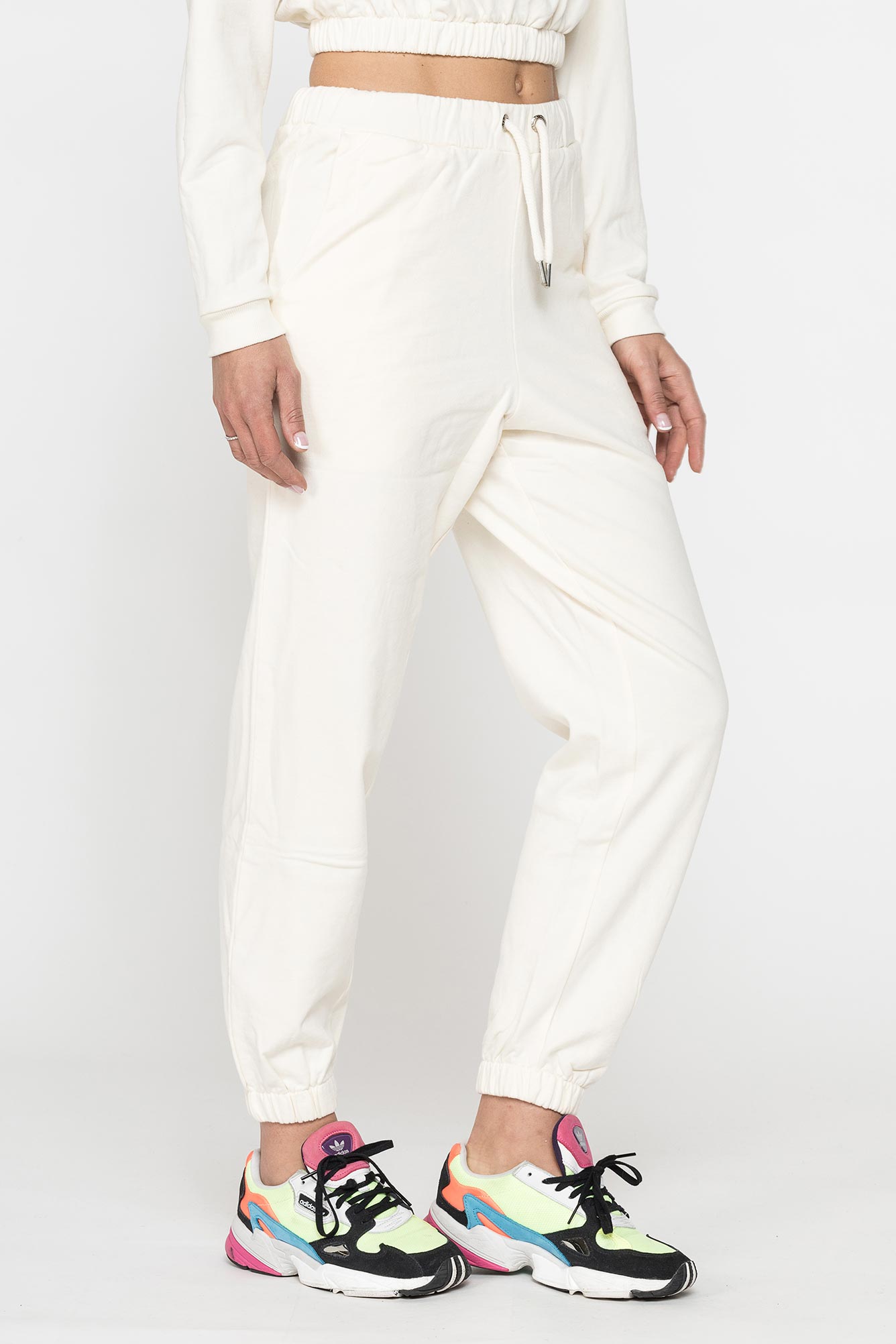 pantalone felpato fit oversize