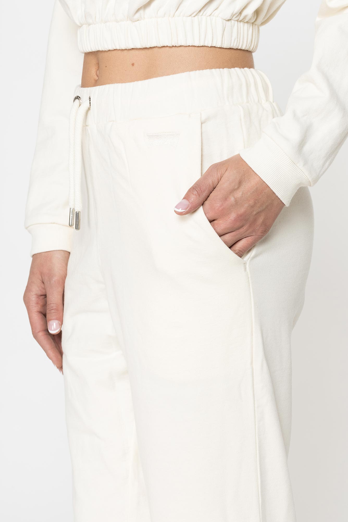 pantalone felpato fit oversize