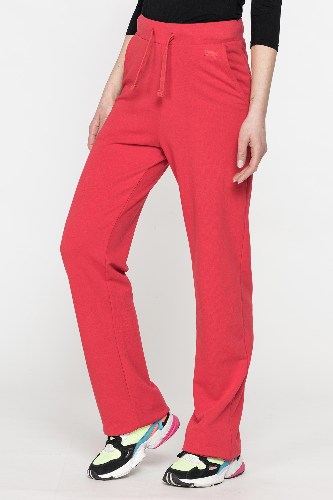 pantalone in felpa a zampa pantalone in felpa a zampa