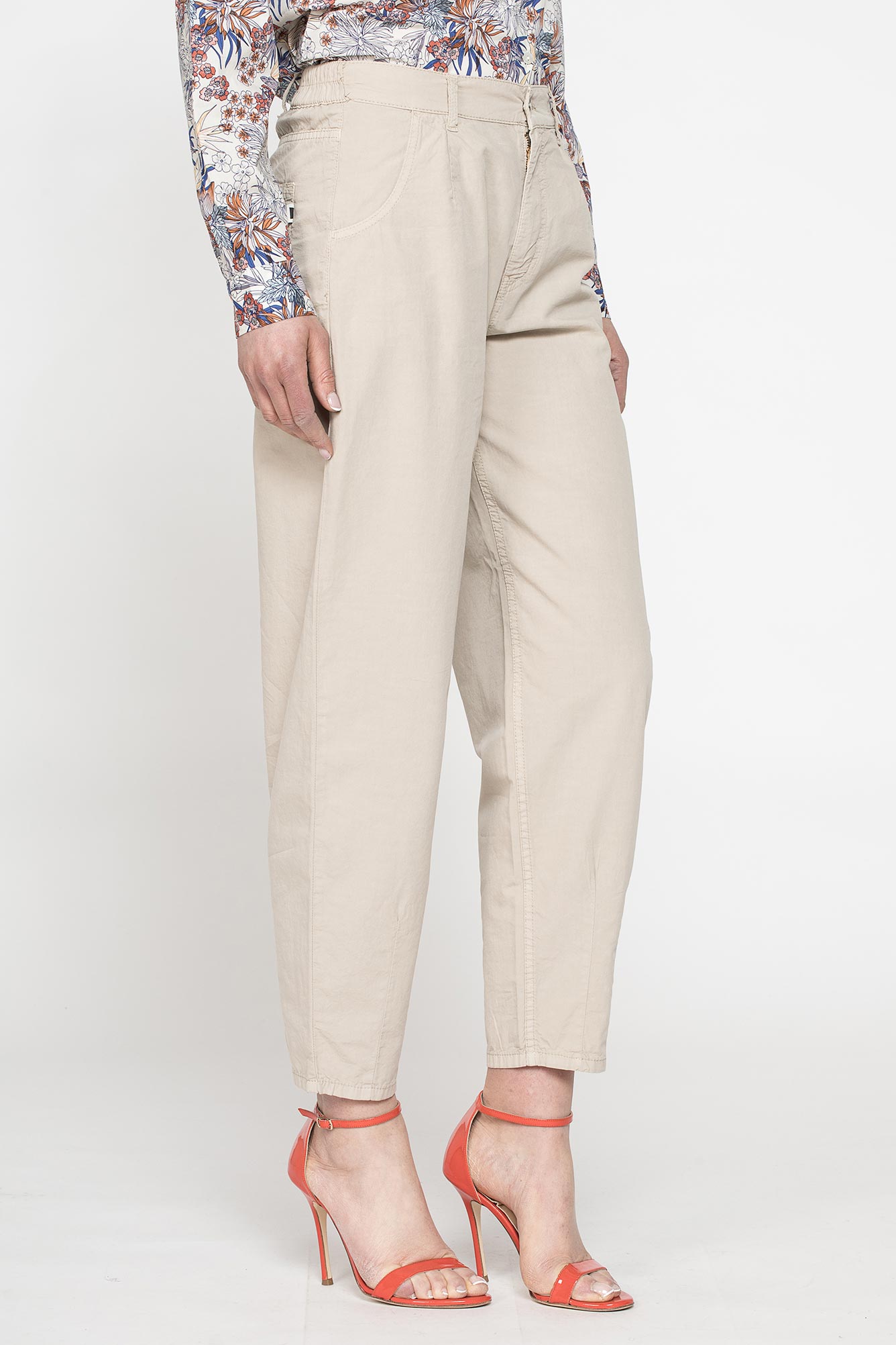 pantalone baloon in tessuto leggero