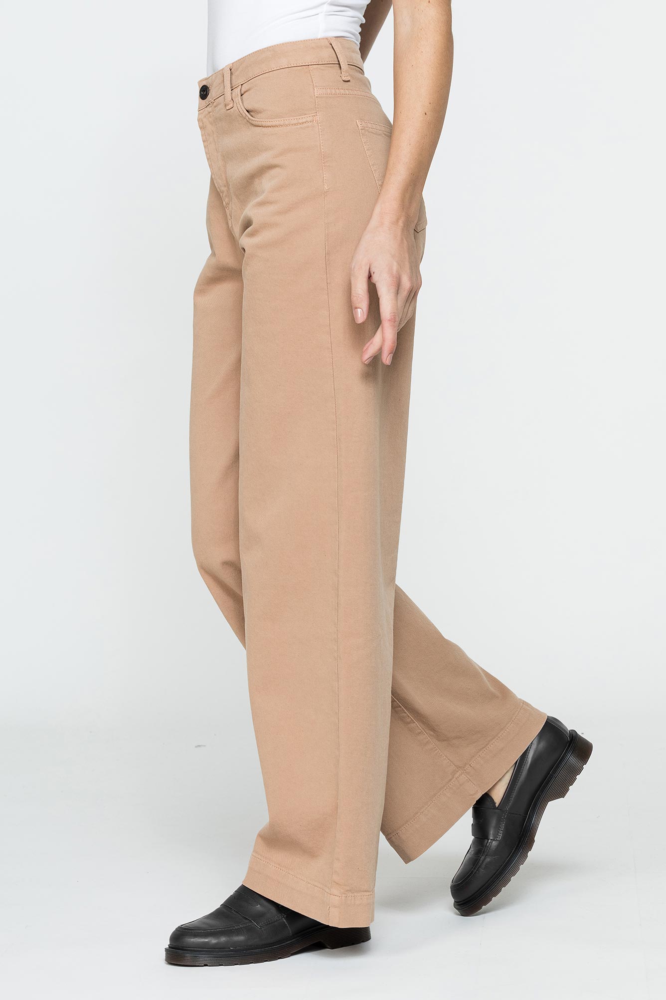 pantalone a palazzo in bull denim 10,5oz pantalone a palazzo in bull denim 10,5oz