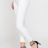 legg jeans capri con zip sul fondo in gabardina super stretch 9,3oz