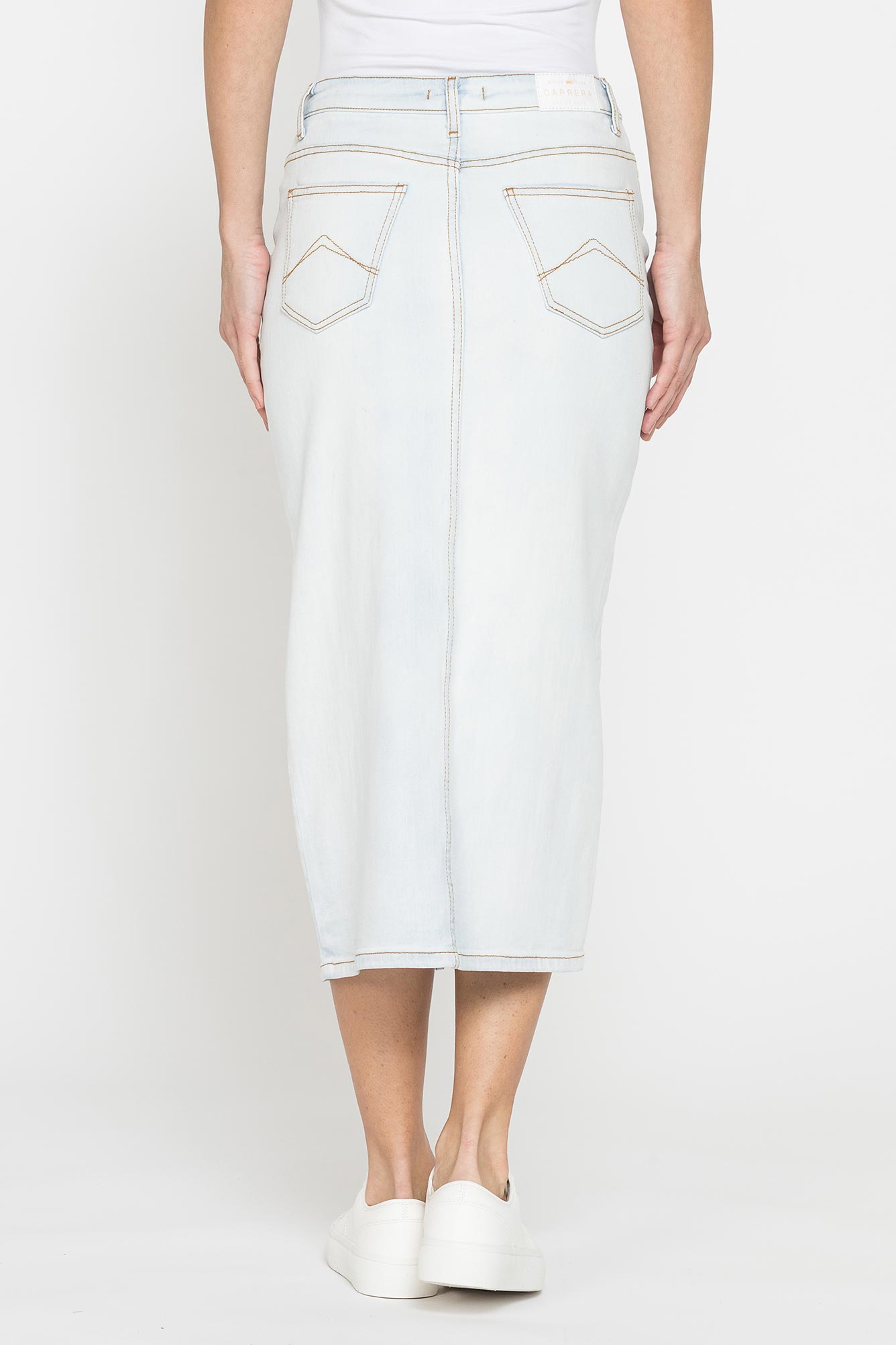 gonna midi in denim stretch 12 oz.