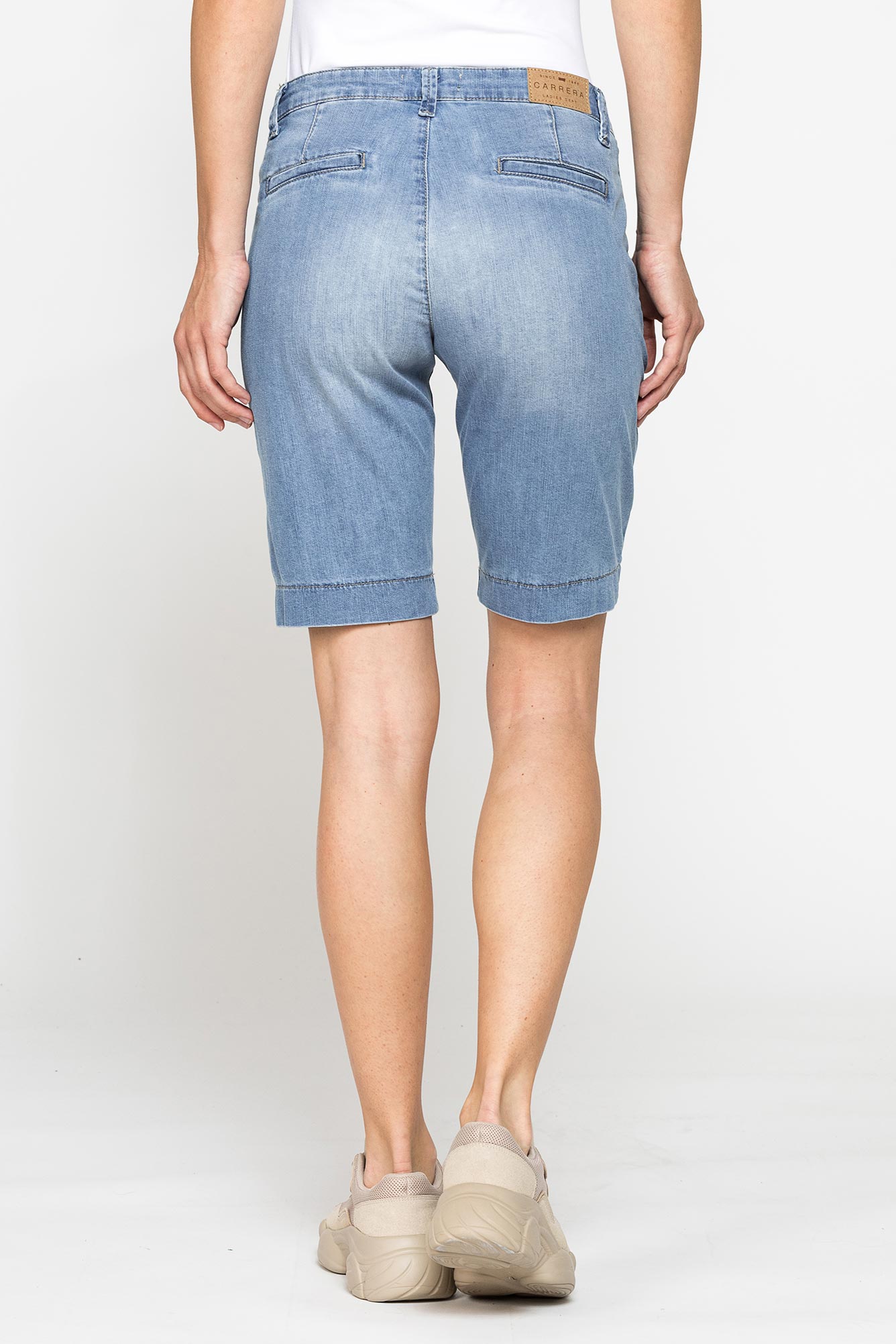 bermuda mod.785c in denim stretch 8oz. vita e gamba regolari.spintech elastic cotone sulla pelle