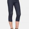 legg jeans donna effetto perfetto modello pinocchietto in denim
