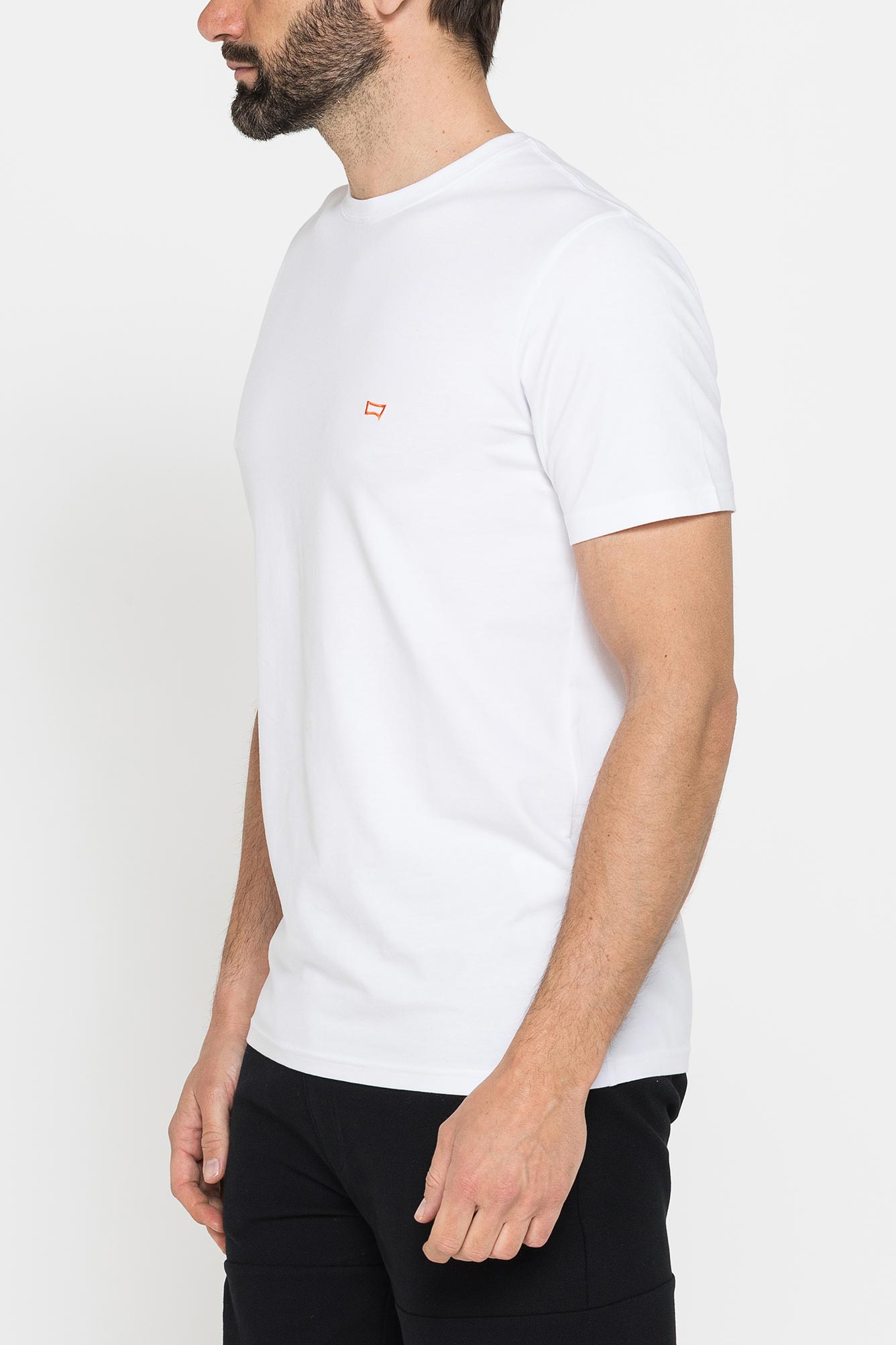 t shirt tinta unita in jersey elasticizzato t shirt tinta unita in jersey elasticizzato