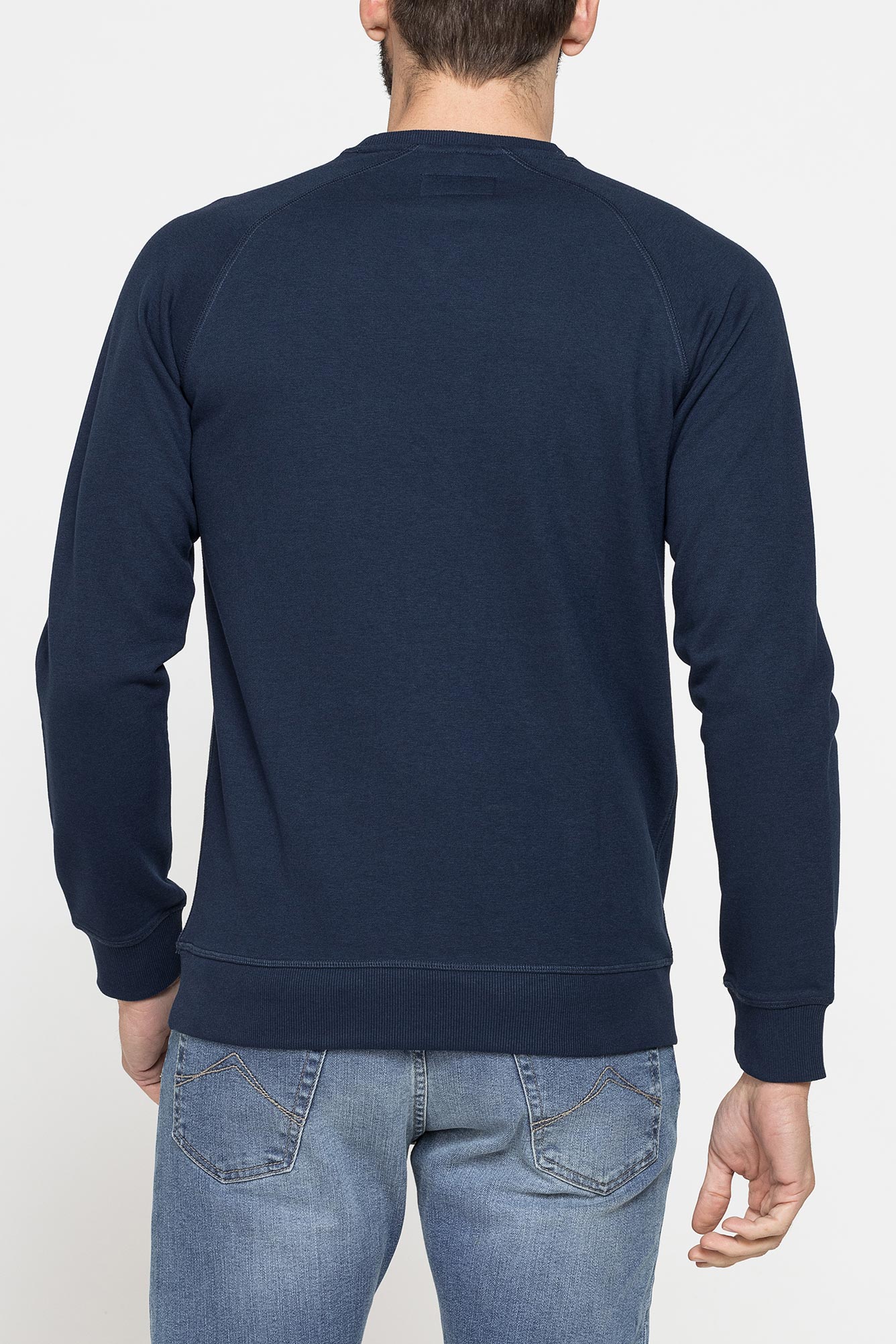 felpa girocollo leggera con maniche raglan