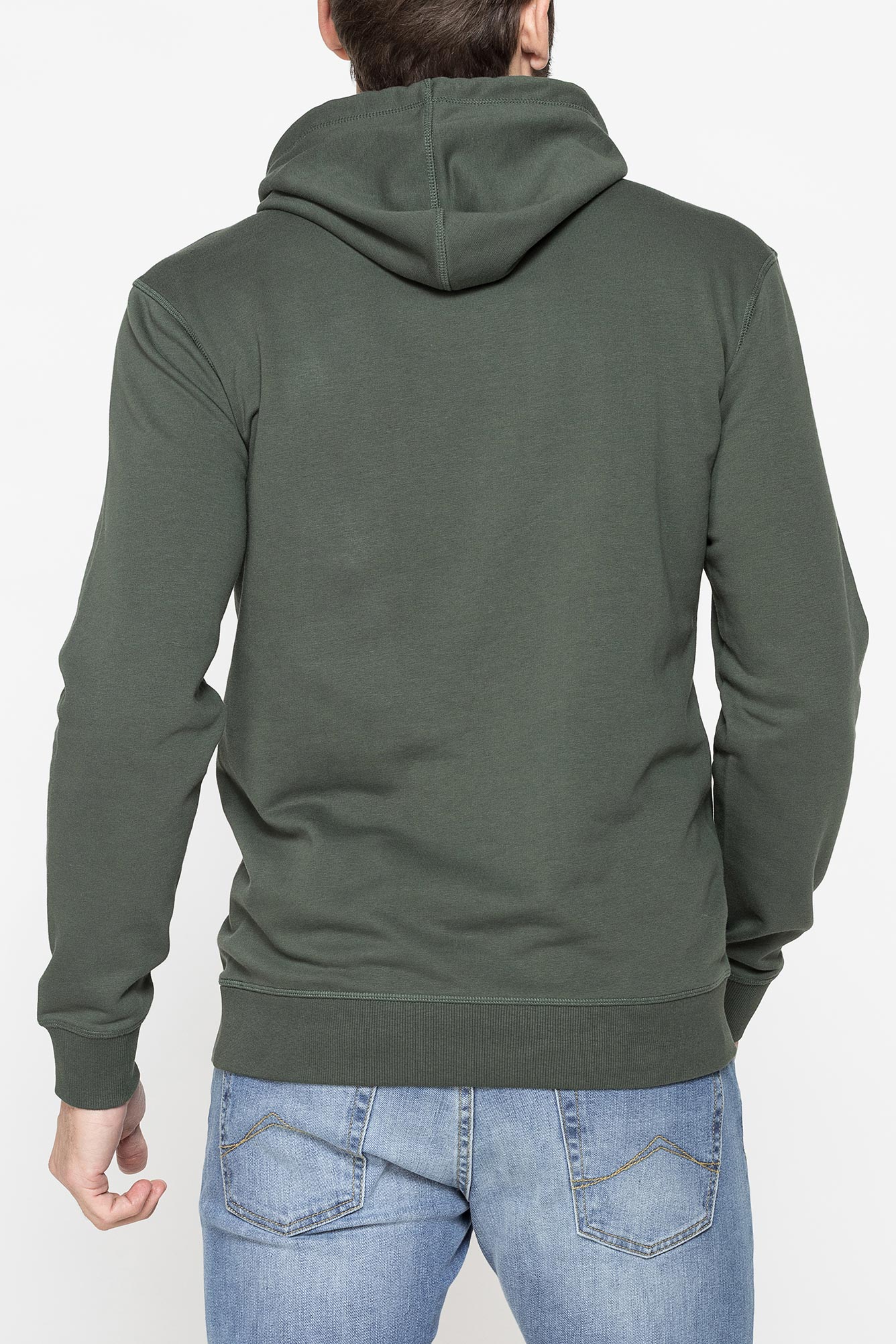 felpa hoodie leggera con cappuccio