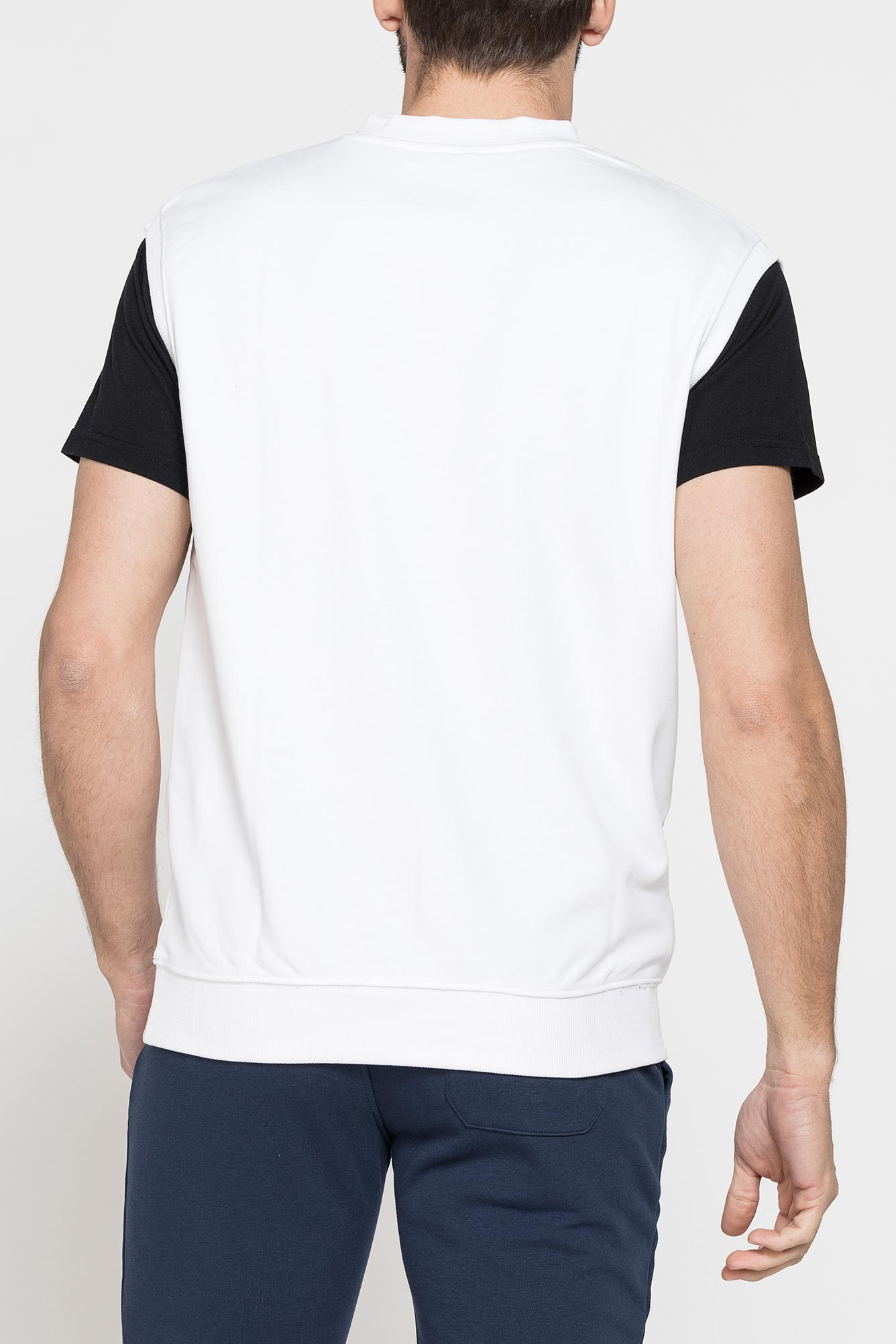 gilet senza manica in felpa leggera con vestibilitÀ over gilet senza manica in felpa leggera con vestibilitÀ over