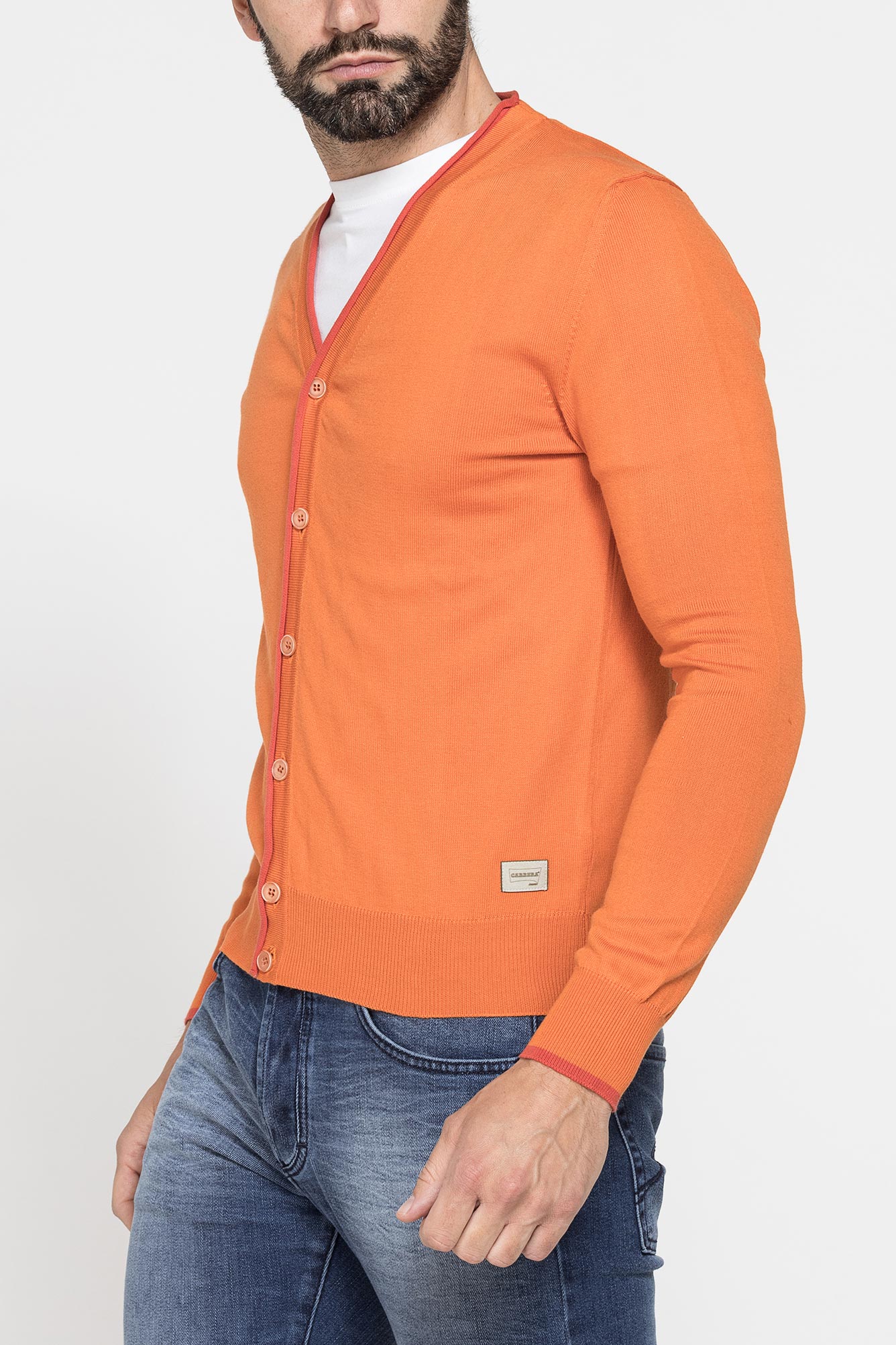 cardigan cotone fiammato