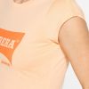 t shirt girocollo in cotone con stampa new logo carrera