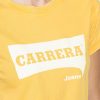t shirt logo con tintura irregolare in jersey di puro cotone t shirt logo con tintura irregolare in jersey di puro cotone