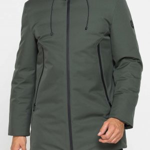 GIUBBINO LUNGO IMBOTTITO CON CAPPUCCIO