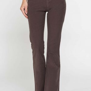 PANTALONE A ZAMPA STILE WESTERN IN MOLESKIN STRETCH 10oz