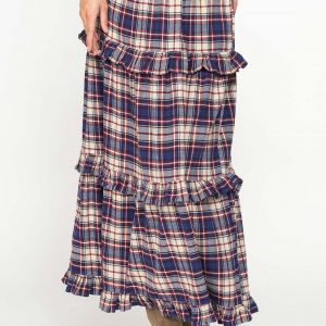 GONNA LUNGA CON ROUCHES IN FLANELLA