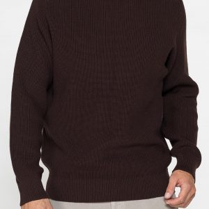 MAGLIONE A COSTA INGLESE IN PREGIATO CALDO COTONE