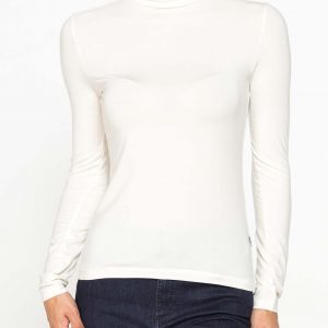 T-SHIRT MANICA LUNGA CON COLLO ALTO